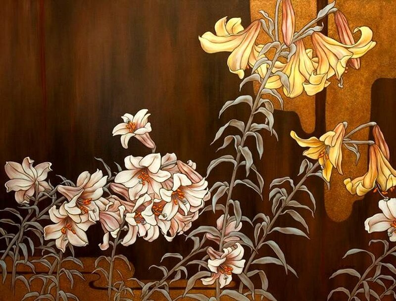 Lilies in Bloom