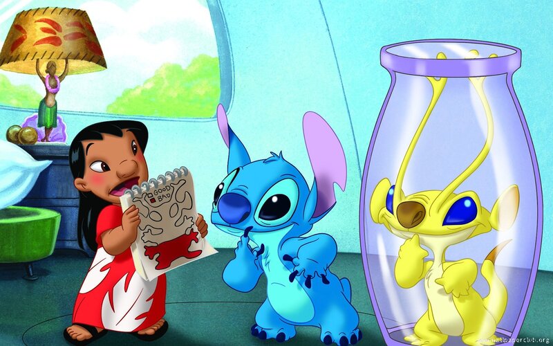 Lilo and Stitch in Room