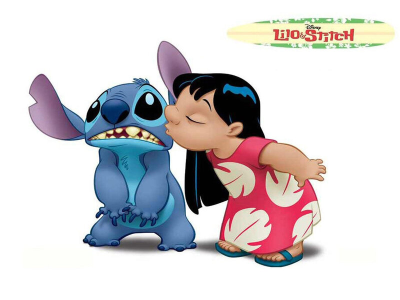 Lilo Kissing Stitch — Blue