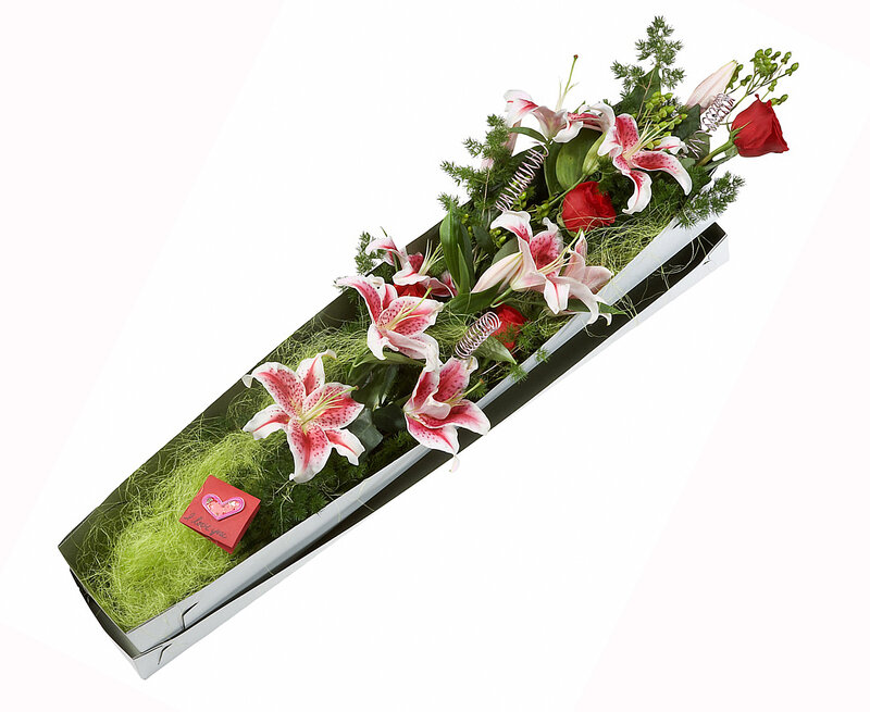 Lily and Rose Bouquet