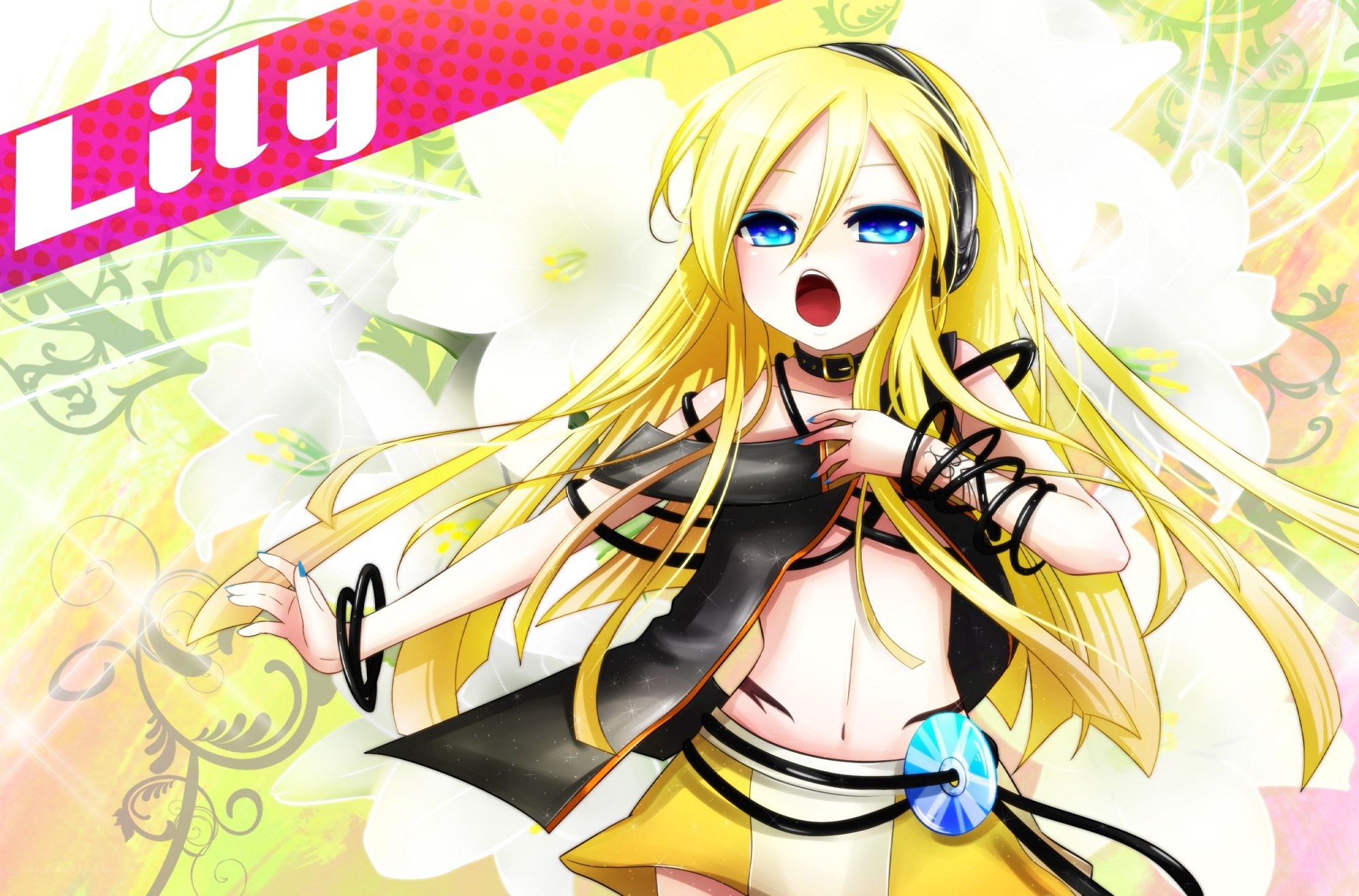 Lily anime character art