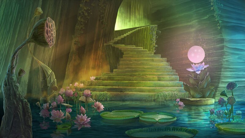 Lily Pads and Lotus Flowers