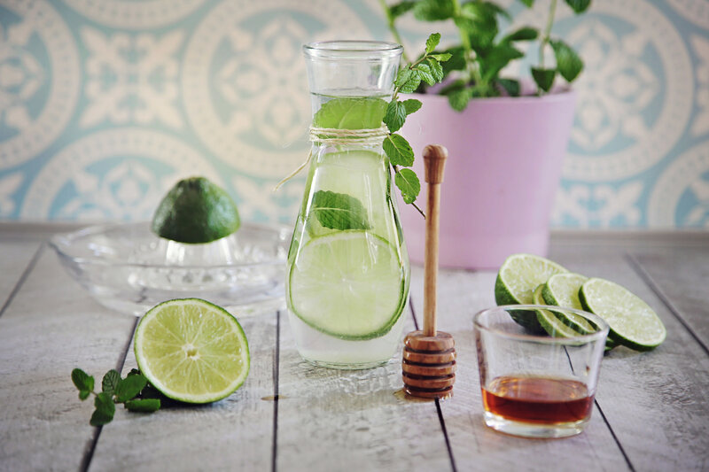 Lime and Mint Drink — Green, Refreshing