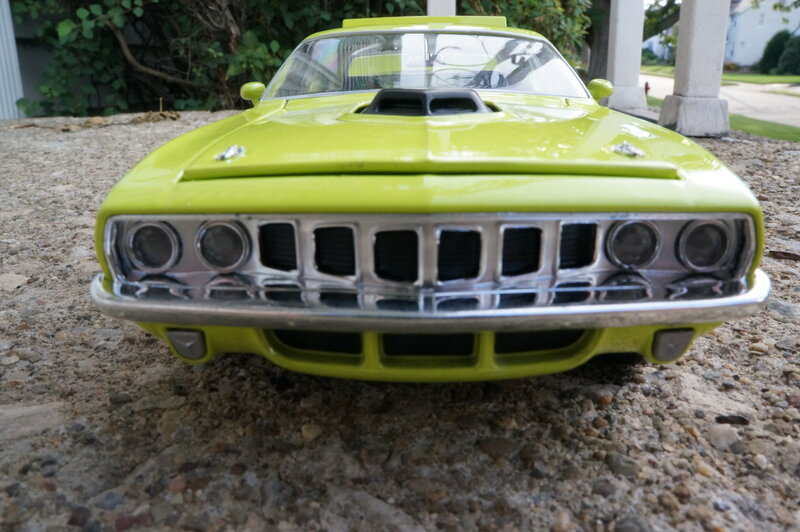 Lime Green Car Model