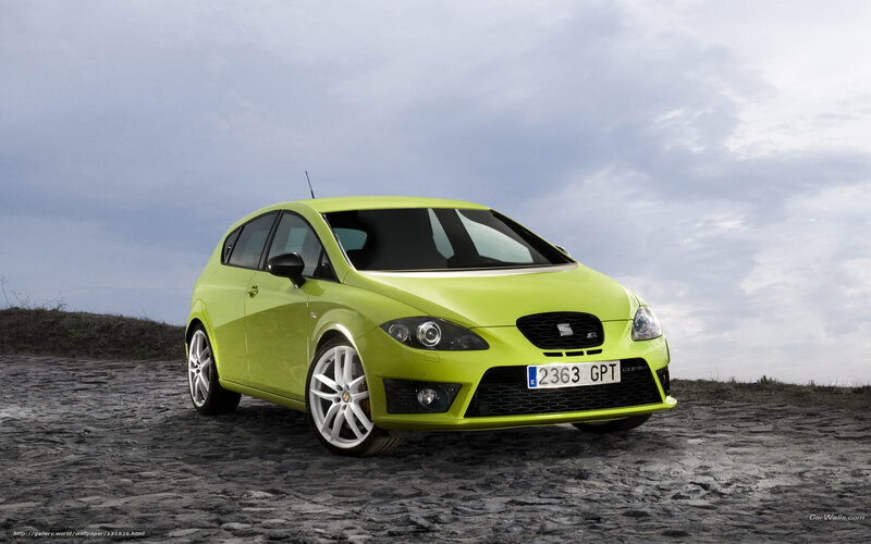 Lime Green Car