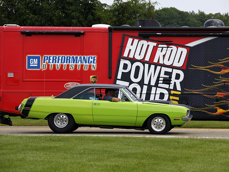 Lime Green Classic Car