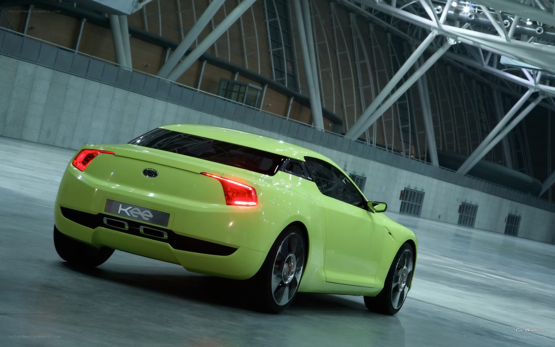lime green concept car
