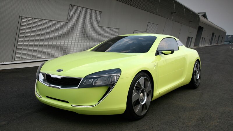 lime green concept car