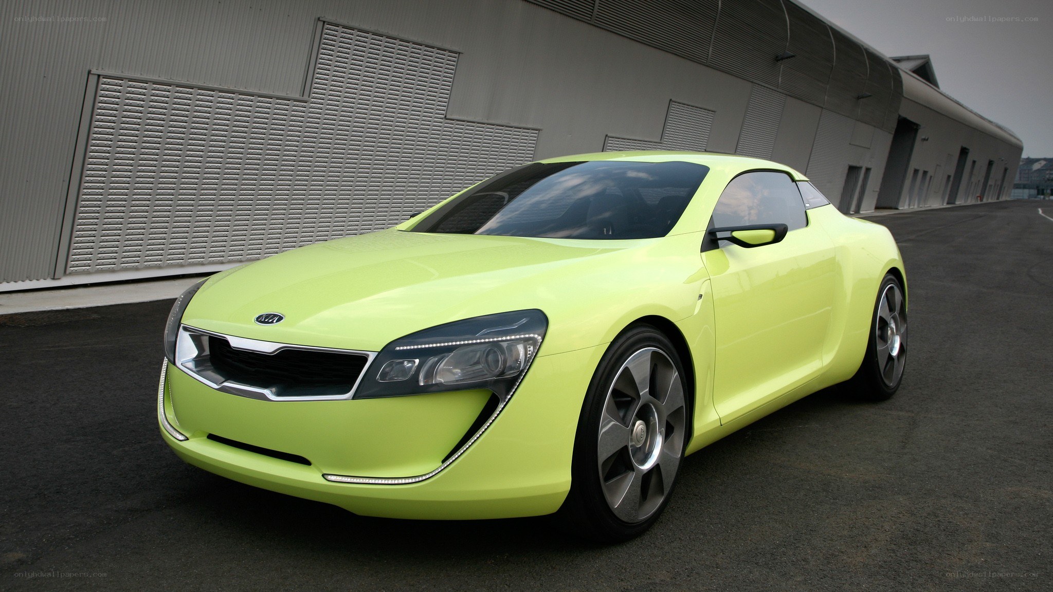 lime green concept car