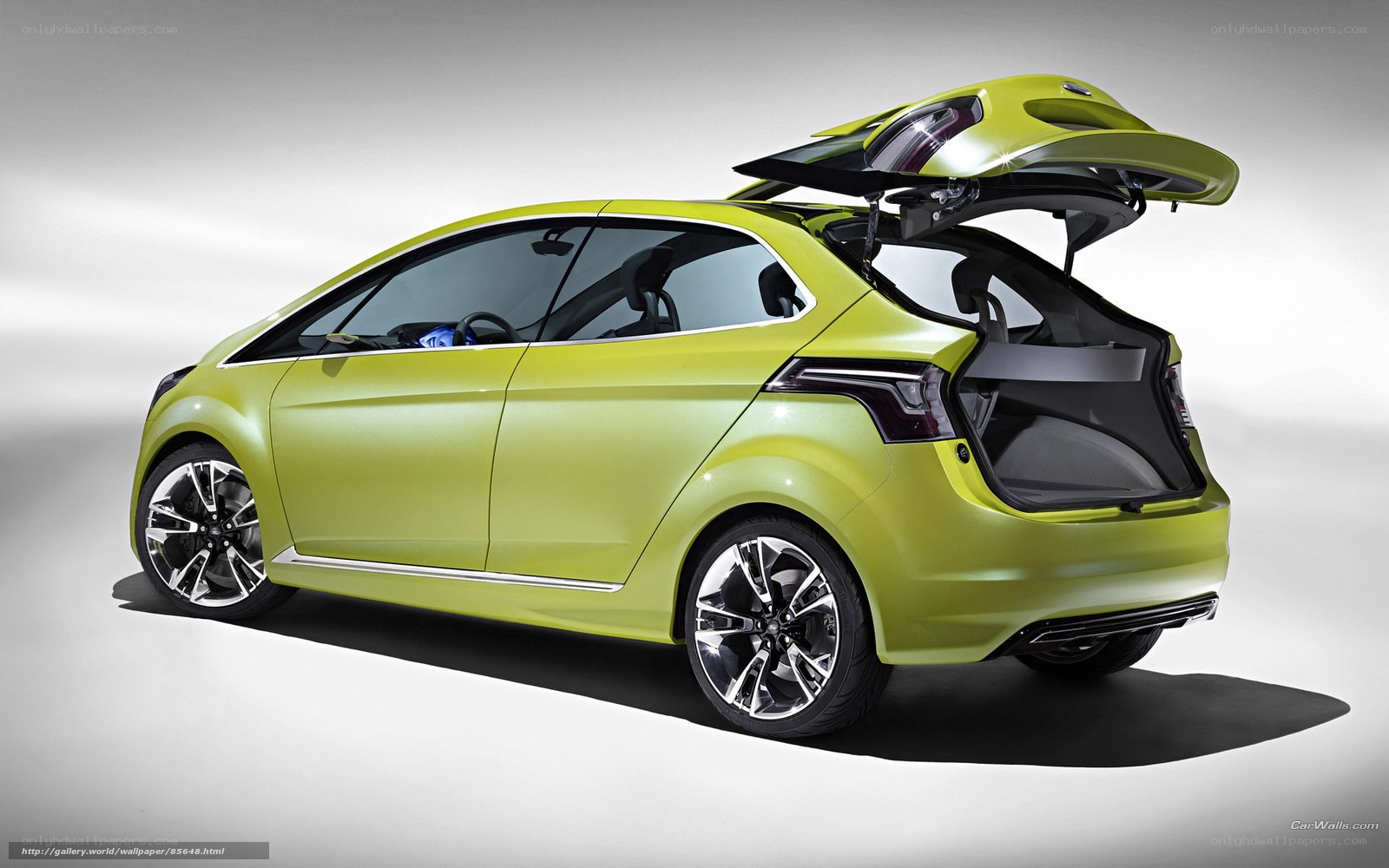 lime green concept car