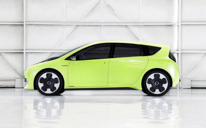 lime green concept car