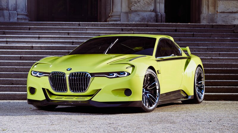 Lime Green Concept Car — Lime Green, Dramatic, Afternoon, Photograph