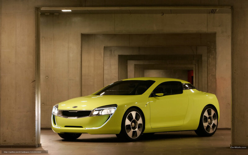 Lime Green Concept Car — Lime Green, Dramatic, Photograph