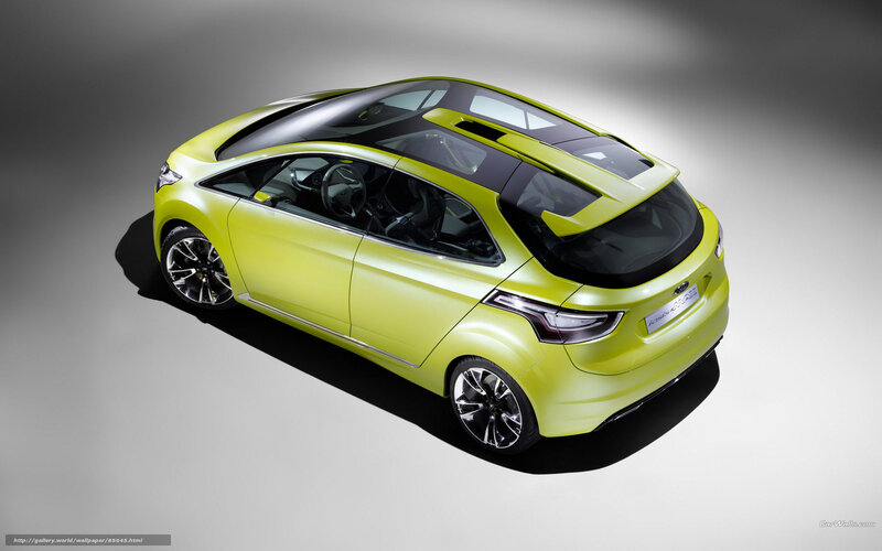Lime Green Concept Car — Lime Green, Dramatic