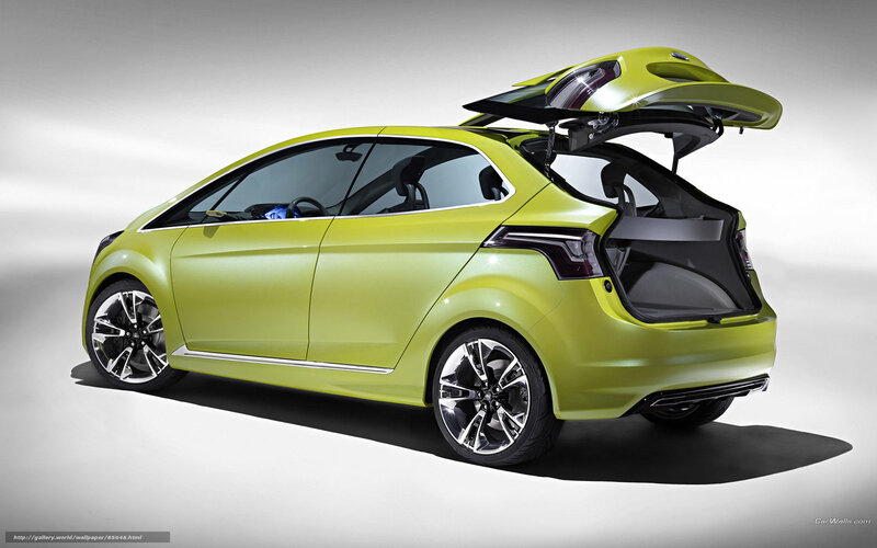 Lime Green Concept Car — Lime Green, Modern, 3d Render
