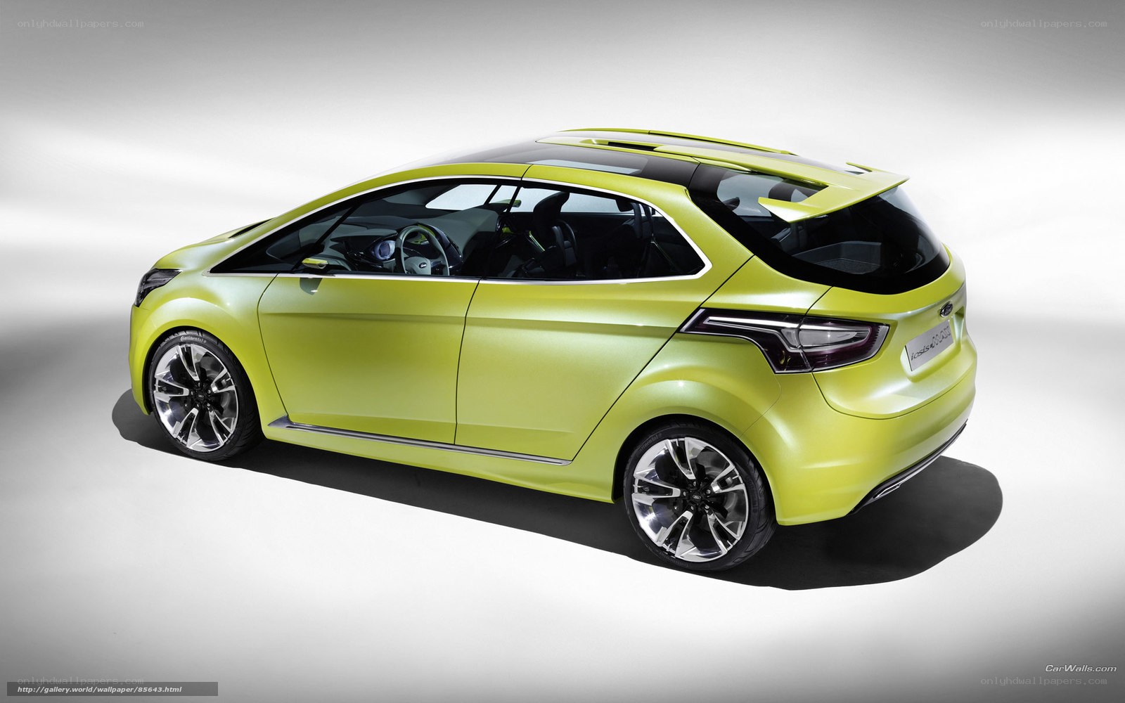 lime green concept car