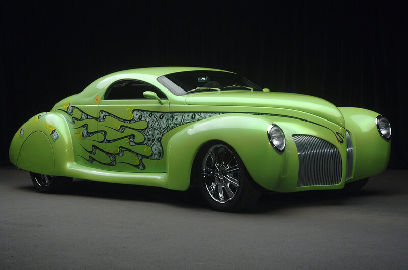 Lime Green Custom Car — Lime Green, Dramatic