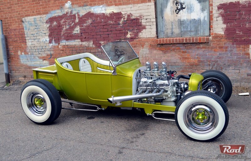 Lime Green Hot Rod