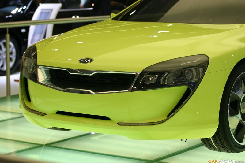 Lime Green Kia Concept Car — Lime Green