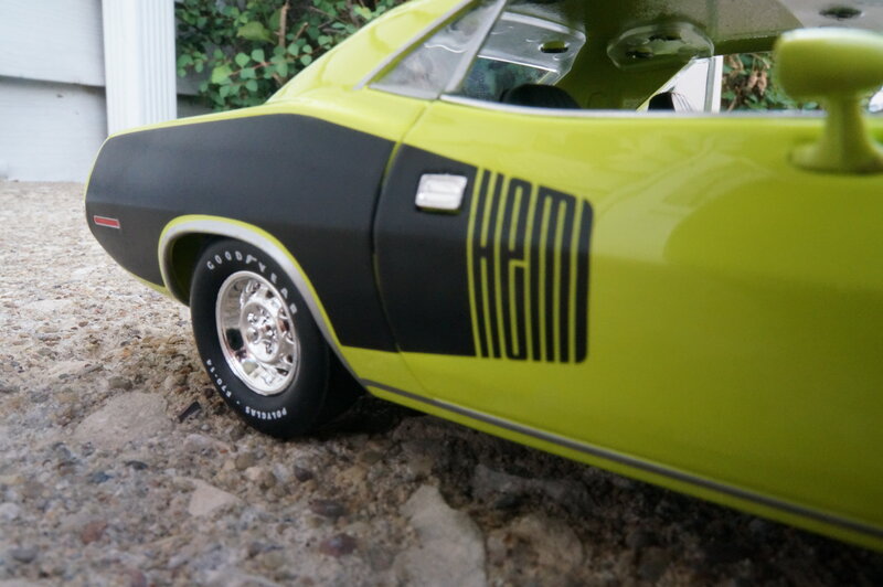 Lime Green Model Car
