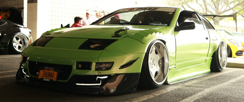 Lime Green Modified Car — Calm