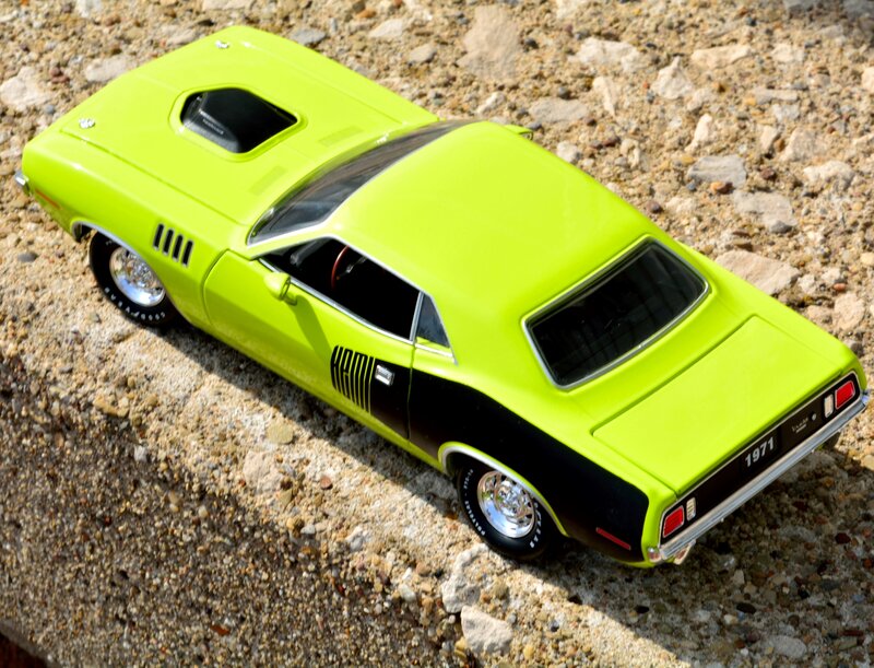Lime Green Muscle Car — Lime Green, Bright