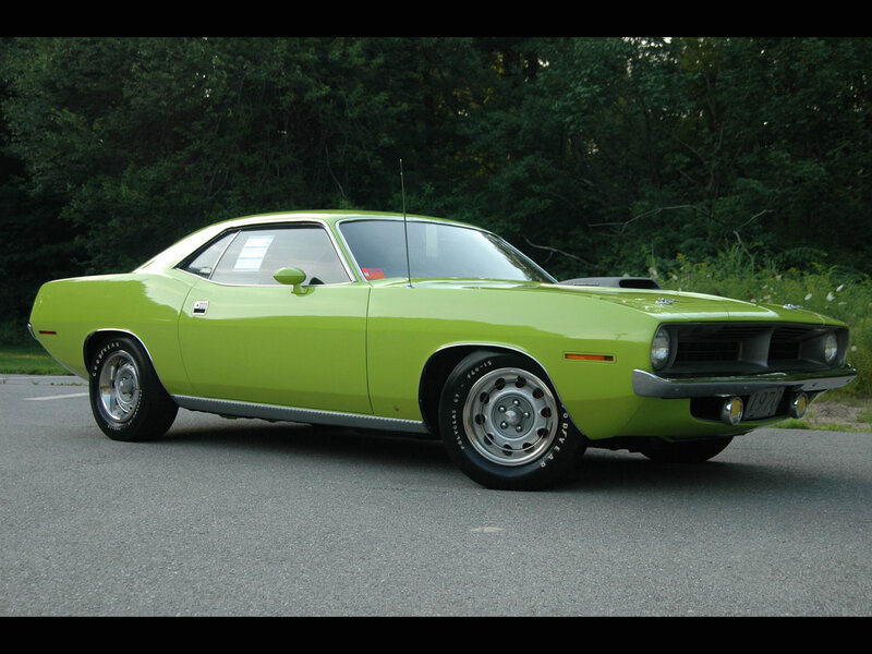 Lime Green Muscle Car — Lime Green, Calm