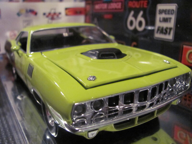 Lime Green Muscle Car — Lime Green, Retro
