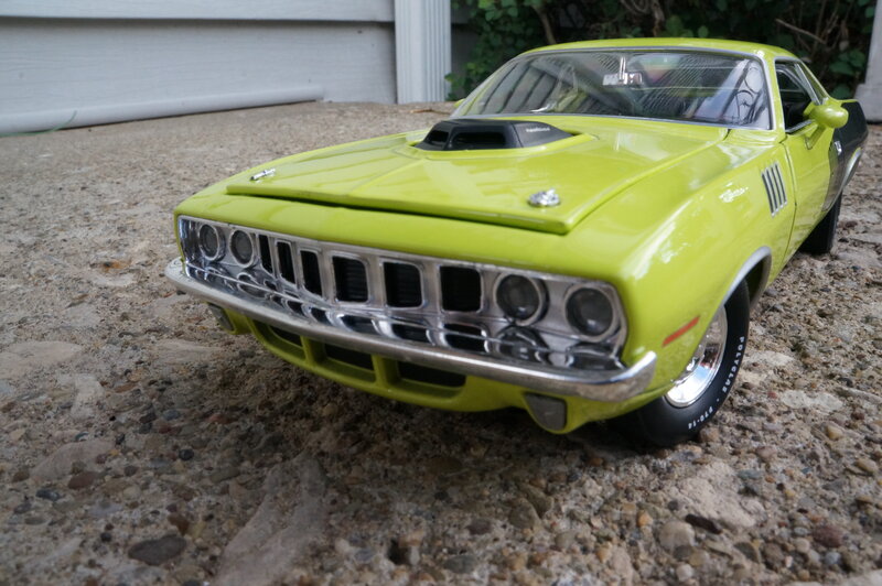 Lime Green Muscle Car — Lime Green, Static, Afternoon