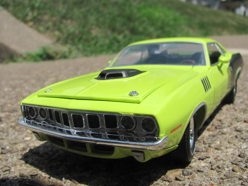 Lime Green Muscle Car — Lime Green, Static
