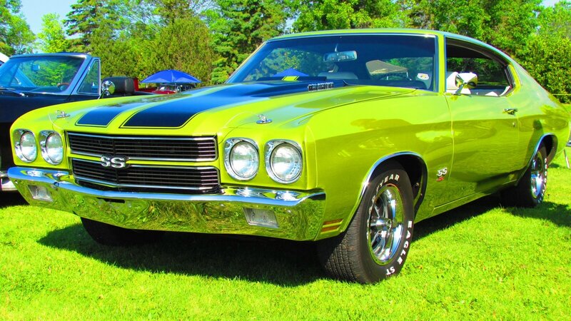 Lime Green Muscle Car — Lime Green