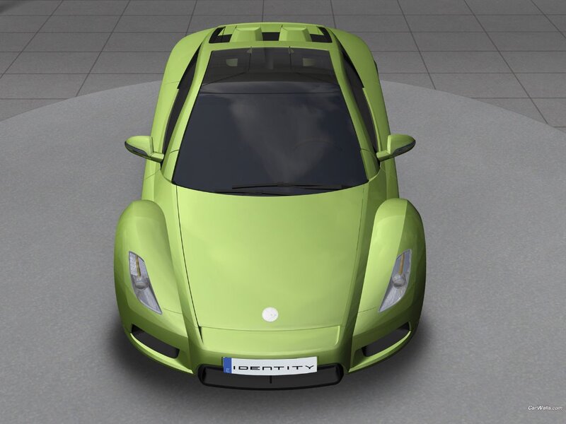 lime green sports car