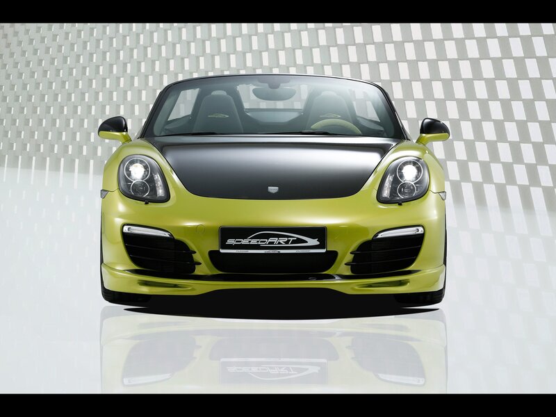 lime green sports car