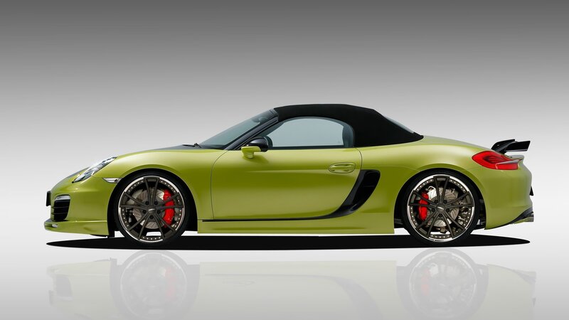 lime green sports car