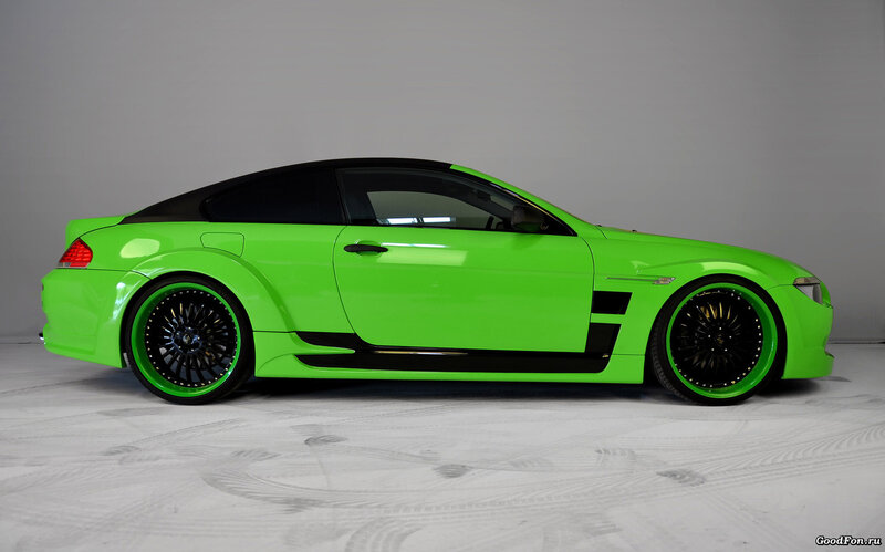 Lime Green Sports Car — Neutral