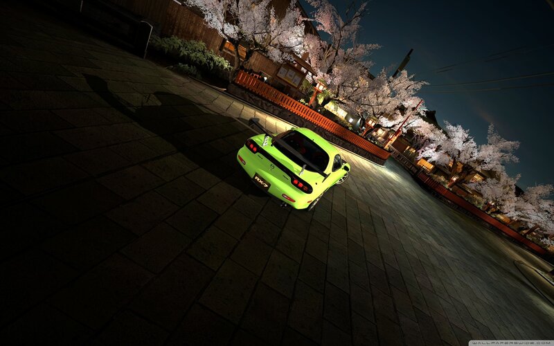 Lime Green Sports Car — Serene