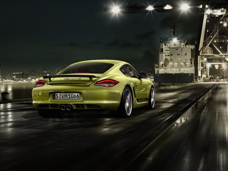 Lime Green Sports Car — Yellow