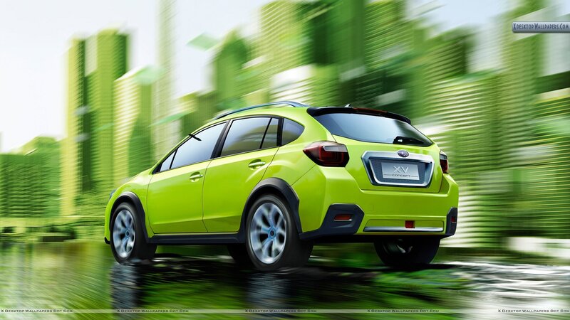 Lime Green Subaru Xv