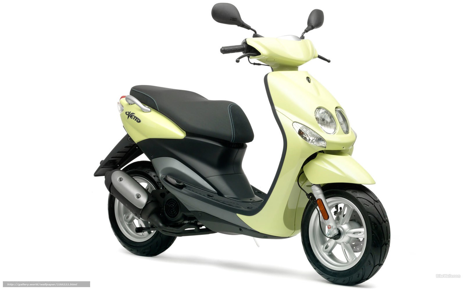 Lime scooter with black seat