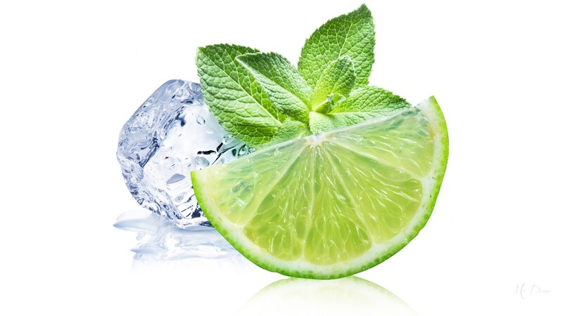 Lime Slice with Mint