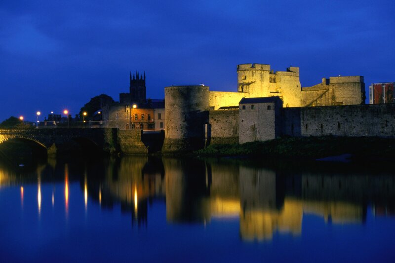 Limerick Castle at dusk