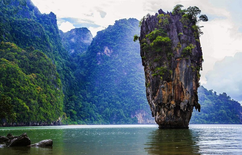 Limestone Karst Island — Green