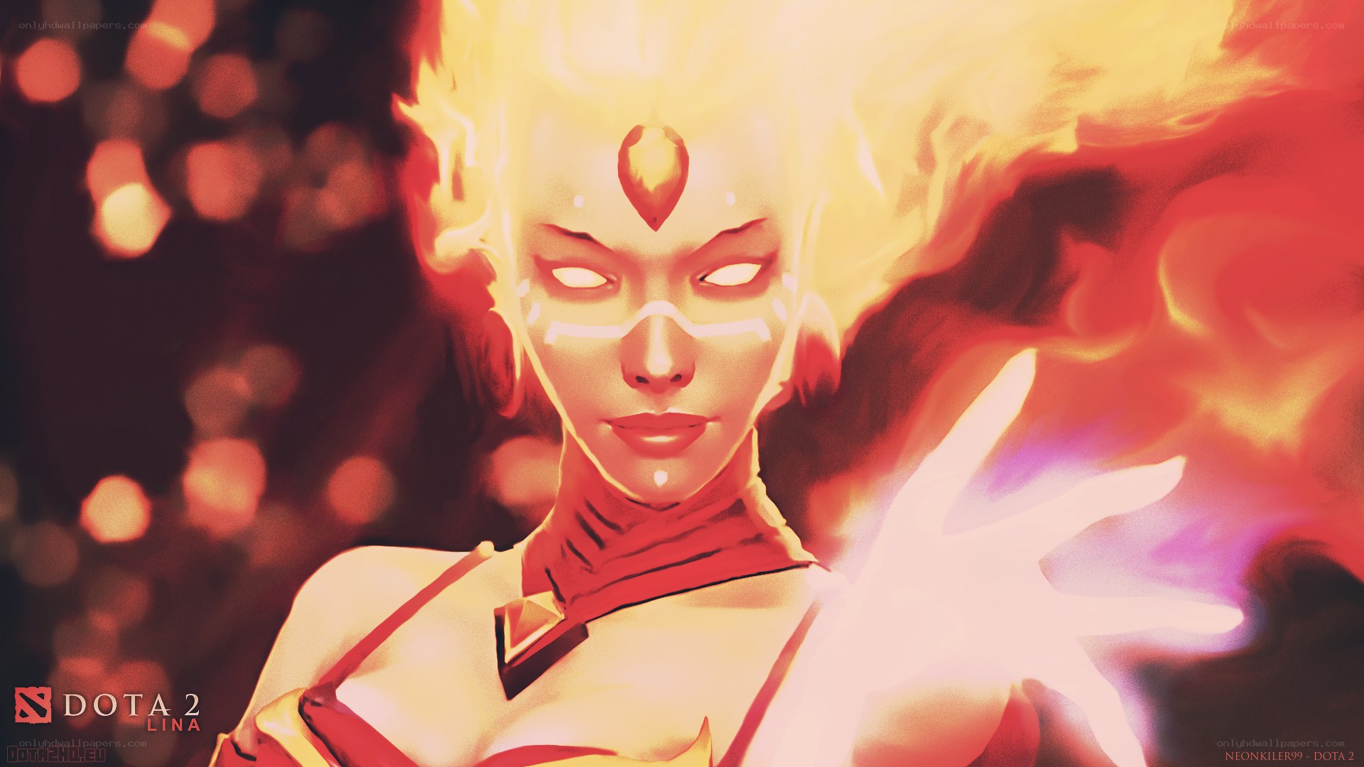 Lina from Dota 2