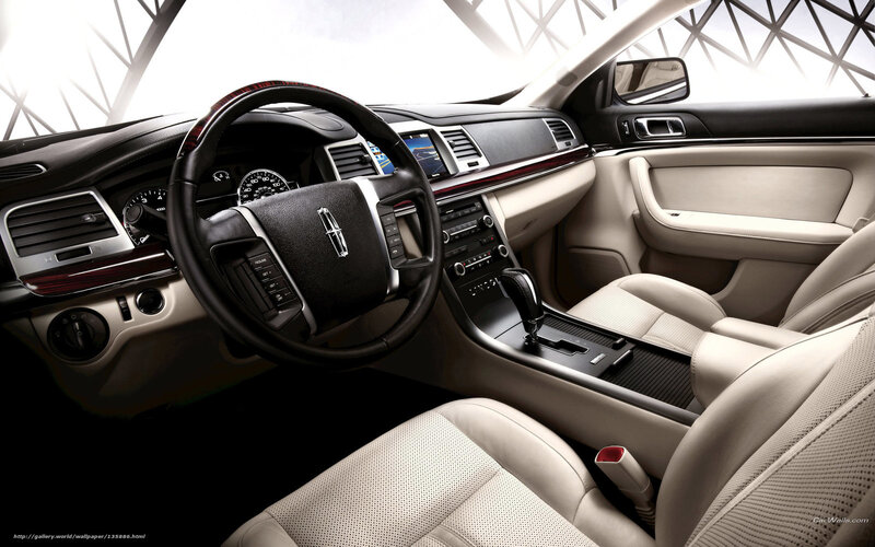 Lincoln car interior