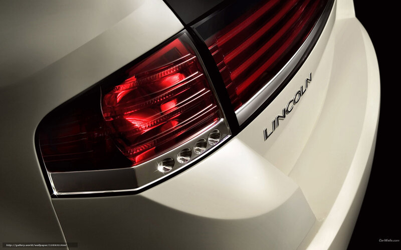 Lincoln car taillight detail