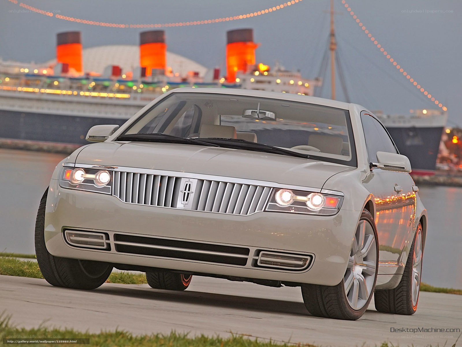 Lincoln concept car by cruise ship