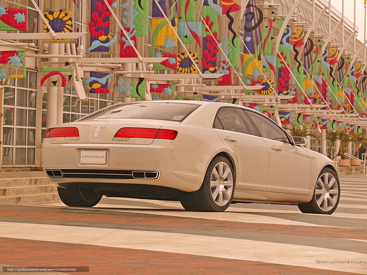 Lincoln concept car display