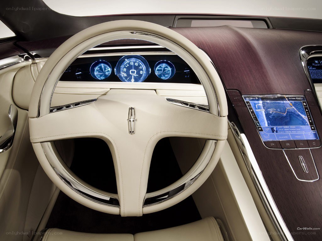 Lincoln concept car interior