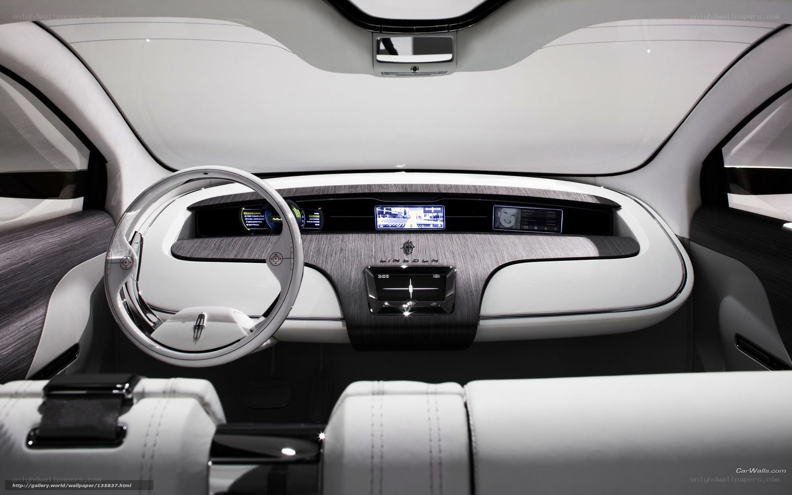 Lincoln concept car interior