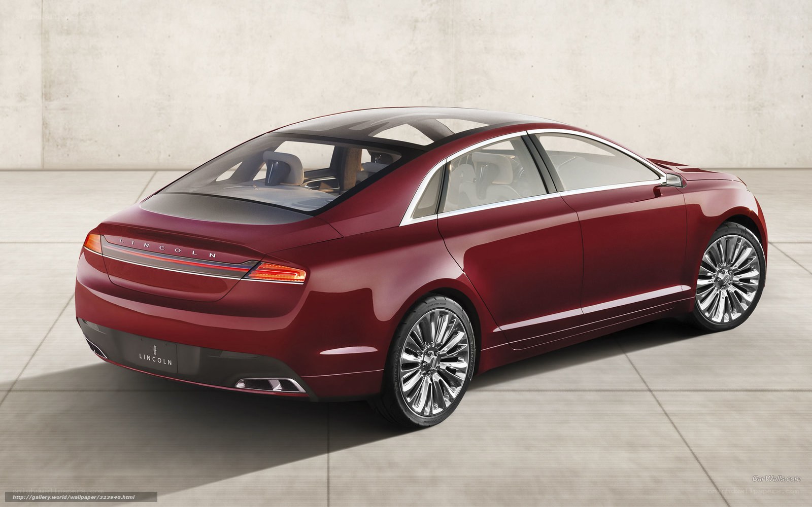 Lincoln concept car rear view